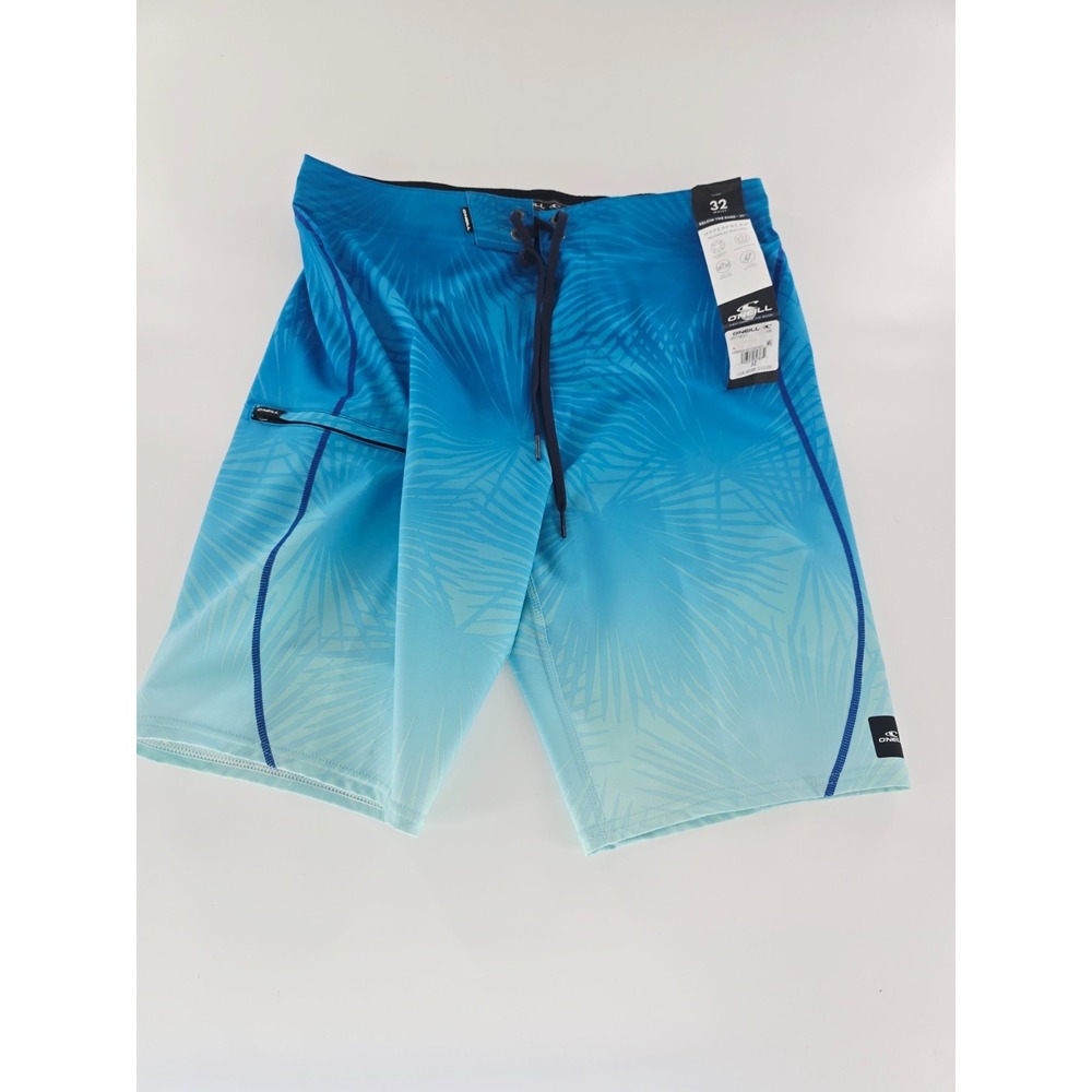 O'Neill Hyperfreak Size 30 Heat S-Seam Fade 21" Boardshorts Electric Blue New